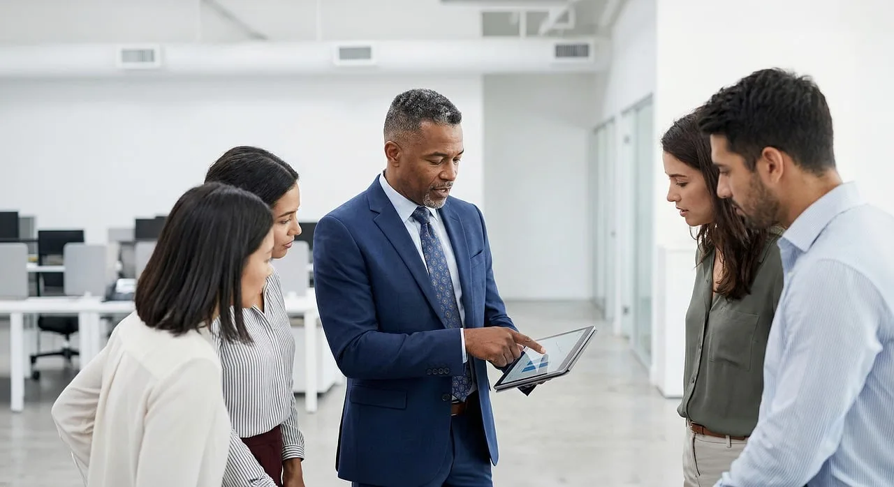 company, team, collaboration, office, meeting, technology, tablet, diverse, professionals, leadership, presentation, data, teamwork, modern, communication, strategy, innovation, group, workplace, accompaniment, ai generated. Which CRM strategy platforms are worth comparing