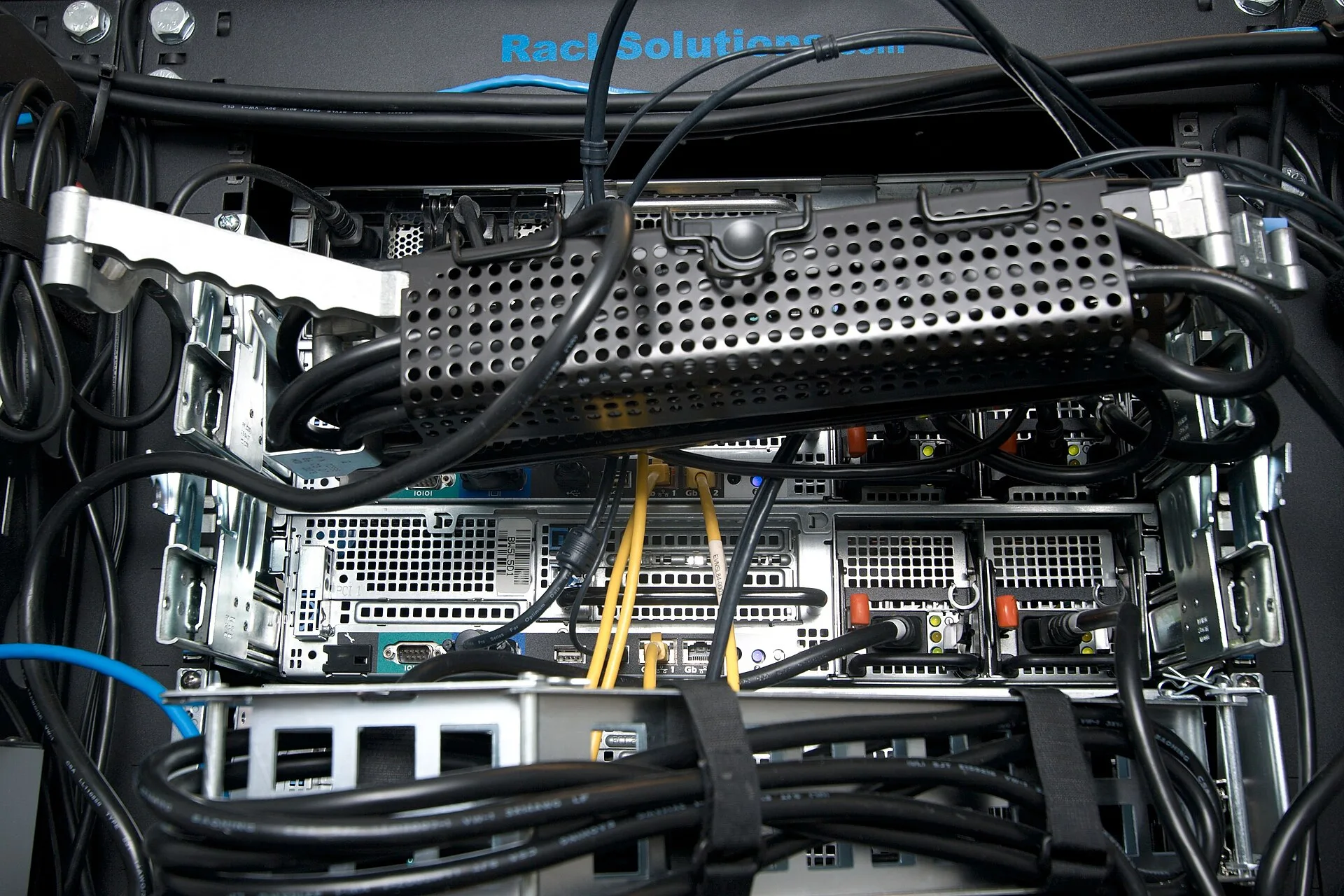 Back of the old rack with the old cable management arms. We will be cleaning this up to look like the after picture soon. Martech stack management checklist: evidence, owners and cadence