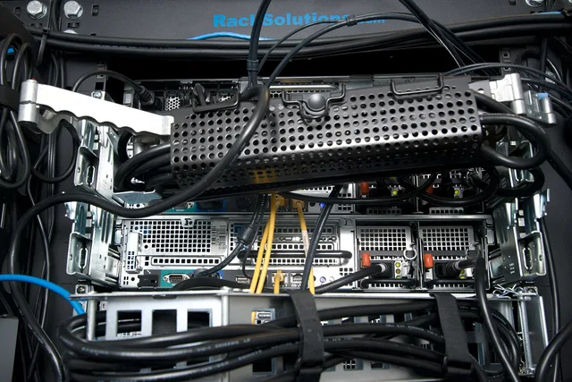 Back of the old rack with the old cable management arms. We will be cleaning this up to look like the after picture soon. Martech stack management checklist: evidence, owners and cadence